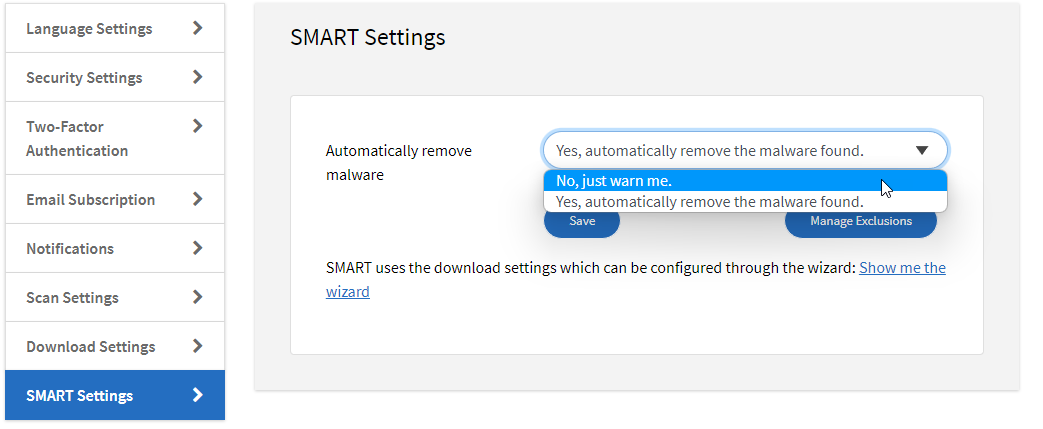 11 select remove or not malware and click save.png